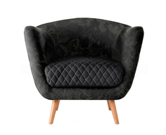 Кресло weird (icon designe) серый 62x85x80 см.