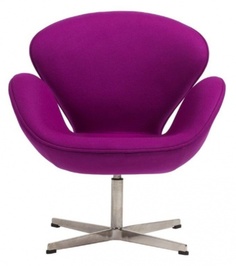 Кресло "Swan Chair Violet" DG