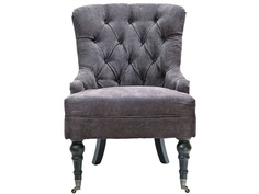 Кресло tiffany grey (garda decor) серый 63x98x60 см.