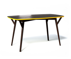 обеденный стол proso (the idea) желтый 140x75x80 см.