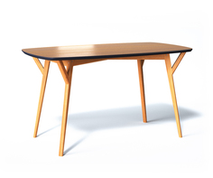 обеденный стол proso (the idea) черный 140x75x80 см.