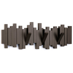 Вешалка настенная sticks (umbra) коричневый 51x18x3 см.