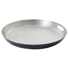 Поднос conde iksan-a-nova (to4rooms) серебристый 50.0x6.0x50.0 см.