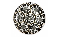 Блюдо "Golden geometry" Mateo