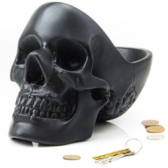 Подставка skull (suck uk) черный 21x16x12 см.