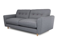 Диван barry (myfurnish) серый 198x90x90 см.