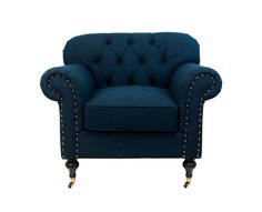 Кресло kavita dark blue (mak-interior) синий 96x88x90 см.