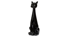 Статуэтка черный кот (garda decor) черный 54 см.