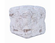 Пуф amrit (mak-interior) белый 42x42x42 см. L Room