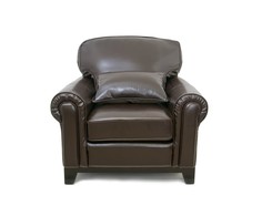 Кожаное кресло todes (mak-interior) коричневый 103x92x104 см. L Room