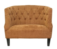 Широкое кресло solio (mak-interior) оранжевый 110x93x90 см.