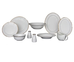 Набор посуды jardine (26 шт) (mak-interior) белый 31x2x22 см. L Room