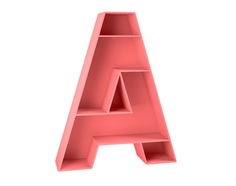 Полка "Буква А" Odingeniy