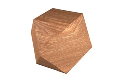 Тумба многогранник (odingeniy) коричневый 57.0x40.0x40.0 см.