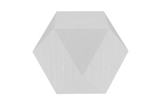 Тумба многогранник (odingeniy) белый 57.0x40.0x40.0 см.
