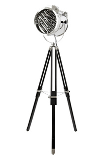 Торшер-прожектор film (garda decor) серебристый 170 см.