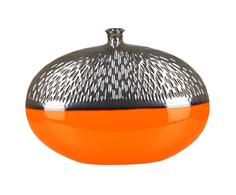 Ваза декоративная малая (farol) оранжевый 33.0x23.0x8 см.