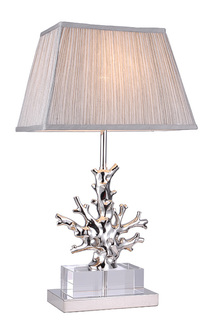 Настольная лампа (garda decor) серебристый 41x59x28 см.