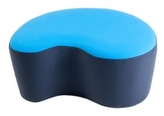 Пуфик почка (woodi) бирюзовый 89.0x42.0x68.0 см.