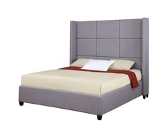 Кровать jillian 160*200 (ml) серый 186.0x170x212 см. M&L