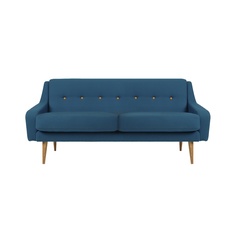 Трехместный диван одри m blue (vysotkahome) синий 185x85x85 см.