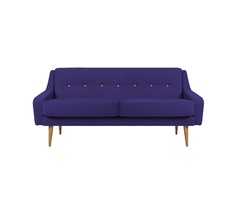 Трехместный диван одри m violet (vysotkahome) фиолетовый 185x85x85 см.
