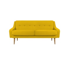 Трехместный диван одри m yellow (vysotkahome) желтый 185x85x85 см.