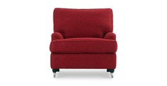 Кресло нэшвилл (vysotkahome) красный 85x84x95 см.