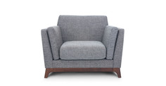 Кресло лексингтон (vysotkahome) серый 100x79x89 см.