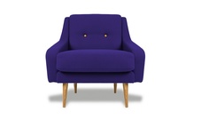 Кресло одри violet (vysotkahome) фиолетовый 85x85x85 см.