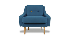 Кресло одри (vysotkahome) синий 85x85x85 см.