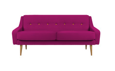 Трехместный диван одри m (vysotkahome) розовый 185x85x85 см.