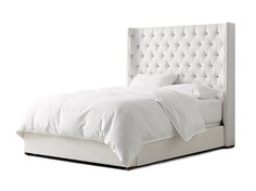 Кровать zadie tufted 160*200 (ml) белый 183x160x219.0 см. M&L