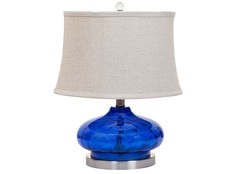 Лампа настольная (garda decor) синий 46 см.