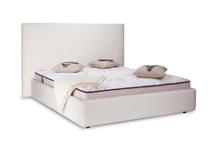 Мягкая кровать copenhagen 160*200 (myfurnish) белый 176x120x212 см.