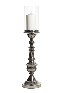 Подсвечник silver candle (garda decor) серебристый 15x63x15 см.