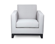 Кресло dublin (myfurnish) серый 90x87x90 см.