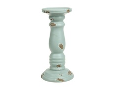 Подсвечник декоративный (farol) голубой 14x30.0 см.