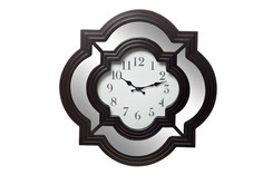 Часы настенные (garda decor) черный 50x50x6 см.
