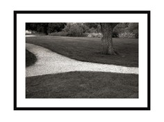 Авторская арт-фотография белая река (george rouchin photography) черный 72x56 см.