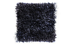 Подушка langflor-teppich in metallic-optik (goezze) черный 50x50 см.