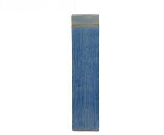Ваза декоративная с крышкой (farol) синий
