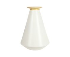 Ваза декоративная с крышкой (farol) белый 24x36 см.
