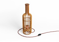 Деревянный светильник "Бутылка Вина" Albero