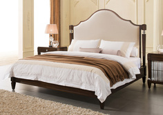 Кровать mestre (fratelli barri) коричневый 196x166x220 см.