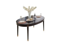 Обеденный стол раздвижной modena (fratelli barri) коричневый 180x76x110 см.