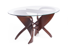 Стол обеденный “virtuos с” (actualdesign) коричневый 95.0x76.0x150.0 см.