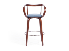 Стул барный “apriori” (actualdesign) голубой 53.0x100.0x53.0 см.
