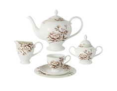Чайный сервиз  21 предмет на 6 персон "Стефания" Emily