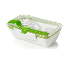 Ланч-бокс bento box (black+blum) зеленый 19x5x12 см.